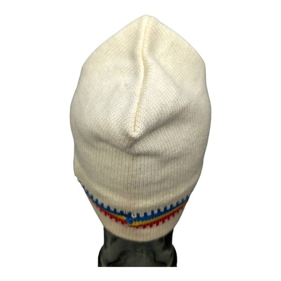 Vintage NWT Fairfield Hanover 1970s 100% Virgin Wool White, Blue, Red & Gold Hat - Picture 5 of 7